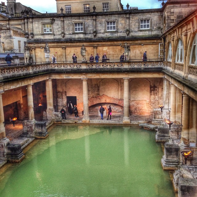 Roman Baths, in Bath